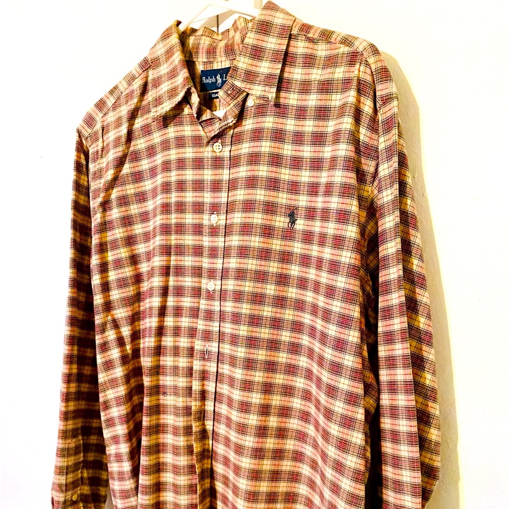 Classic Fit Button Down Polo